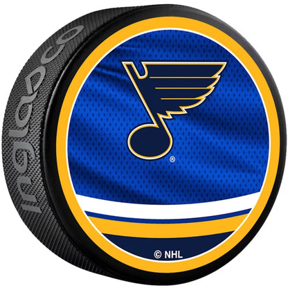 St Louis Blues Reverse Retro Series Collectible Hockey Puck- 2023 Release