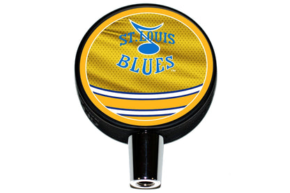 St Louis Blues Reverse Series Hockey Puck Beer Tap Handle