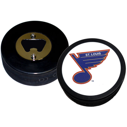 St Louis Blues Vintage Series Hockey Puck Bottle Opener