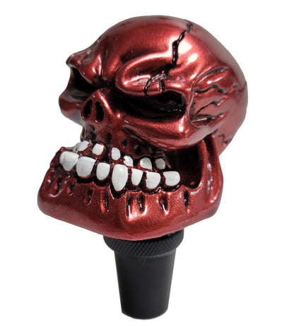 Red Angry Skull Beer Tap Handle