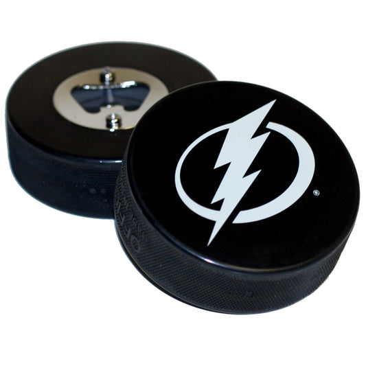 Tampa Bay Lightning Basic Series Hockey Puck Bottle Opener