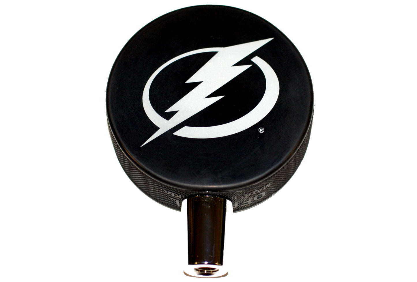 Tampa Bay Lightning Hockey Puck And Tampa Bay Rays Baseball Beer Tap Handle Set