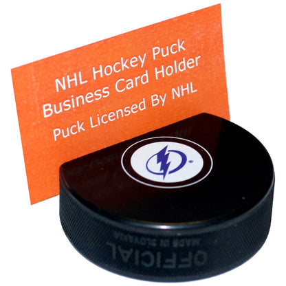 Tampa Bay Lightning Autograph Series Hockey Puck Business Card Holder