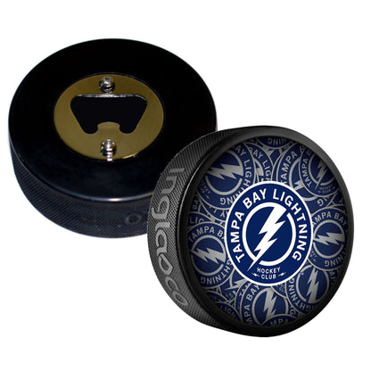 Tampa Bay Lightning Clone Series Hockey Puck Bottle Opener