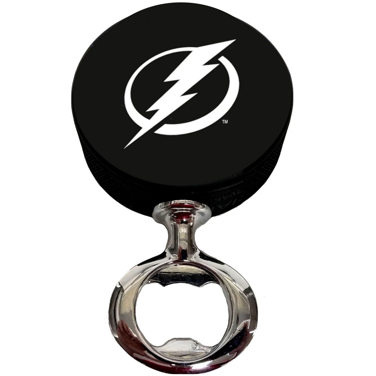 Tampa Bay Lightning FULCRUM Series Hockey Puck Bottle Opener