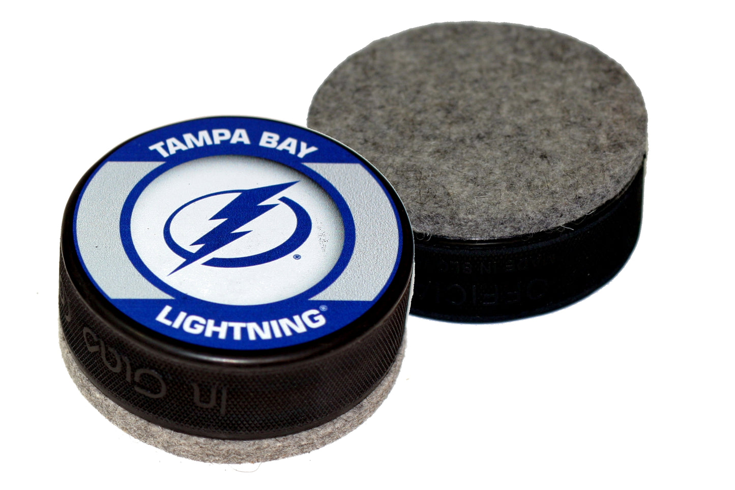 Tampa Bay Lightning Retro Series Hockey Puck Board Eraser For Chalk & Whiteboards