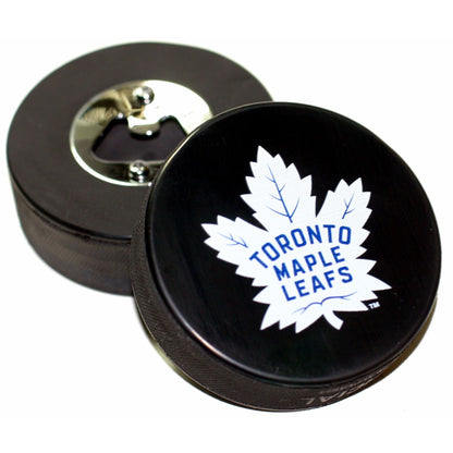 Toronto Maple Leafs Basic Series Hockey Puck Bottle Opener