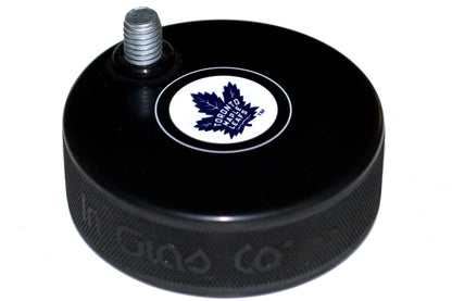 Toronto Maple Leafs Autograph Series Hockey Puck Beer Tap Handle Display