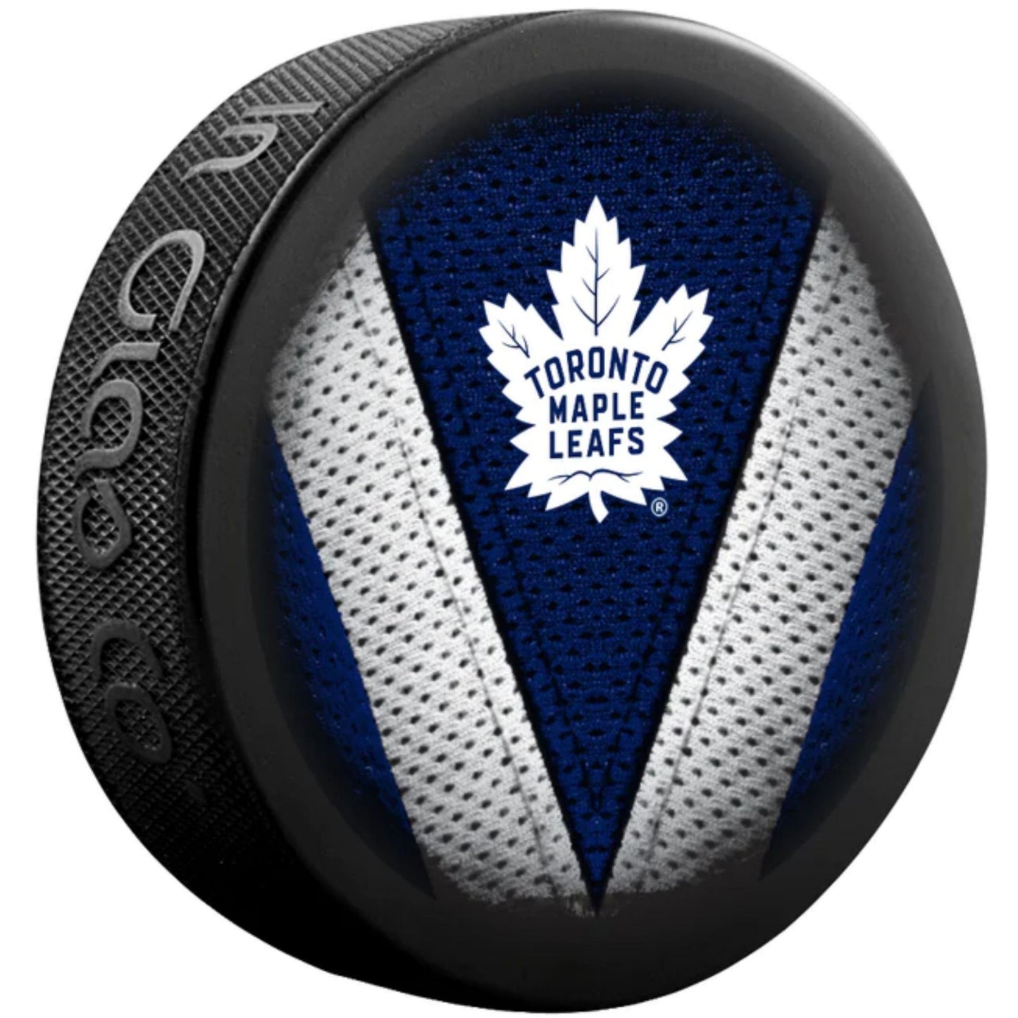 Toronto Maple Leafs Stitch Series Collectible Hockey Puck