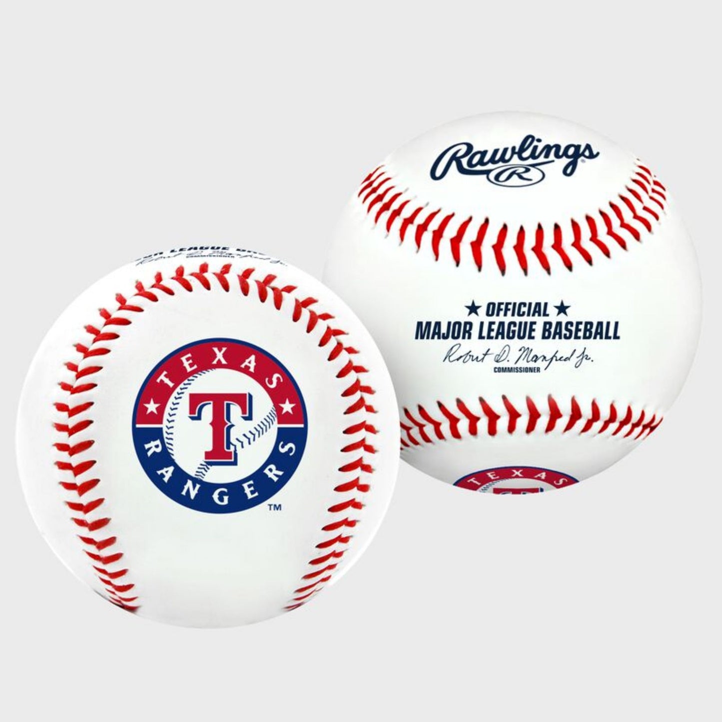 Texas Rangers Collectible MLB Logo Baseball
