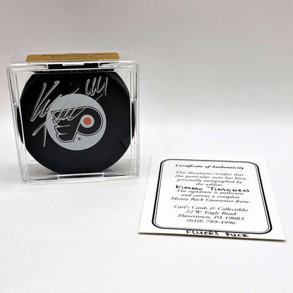 Philadelphia Flyers Kimmo Timonen Autographed Hockey Puck With COA