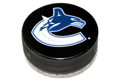 Vancouver Canucks Basic Series Hockey Puck Board Eraser For Chalk and Whiteboards