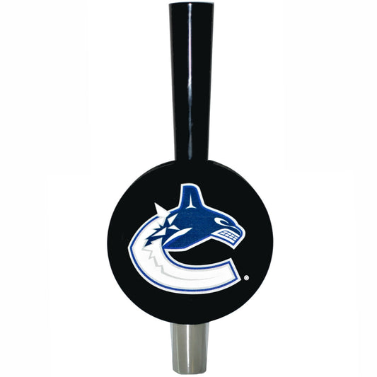 Vancouver Canucks Tall-Boy Hockey Puck Beer Tap Handle