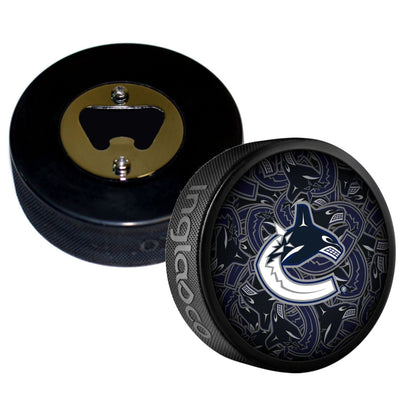 Vancouver Canucks Clone Series Hockey Puck Bottle Opener