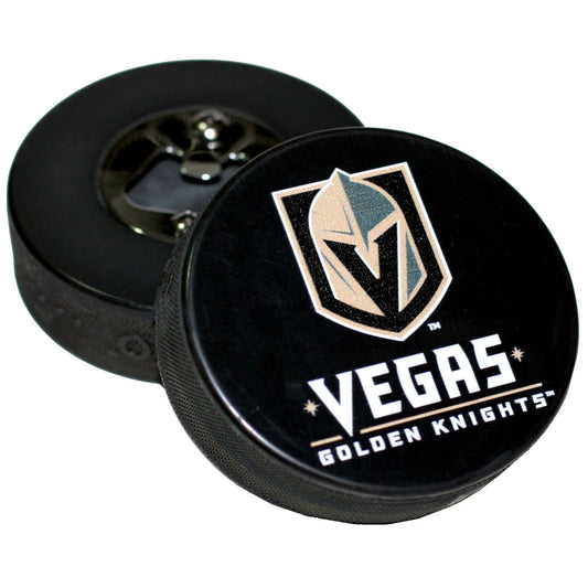 Vegas Golden Knights Basic Series Hockey Puck Bottle Opener