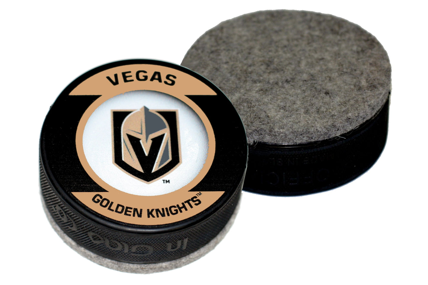 Vegas Golden Knights Retro Series Hockey Puck Board Eraser For Chalk & Whiteboards
