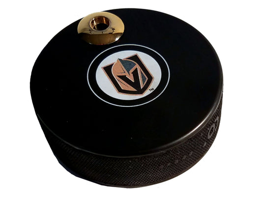 Vegas Golden Knights Auto Series Artisan Hockey Puck Desk Pen Holder