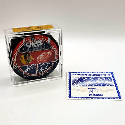 Chicago Blackhawks Kris Versteeg Autographed Hockey Puck With COA