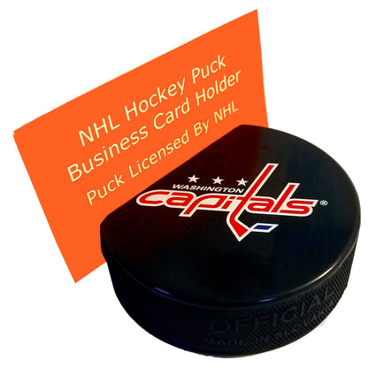 Washington Capitals Basic Series Hockey Puck Business Card Holder