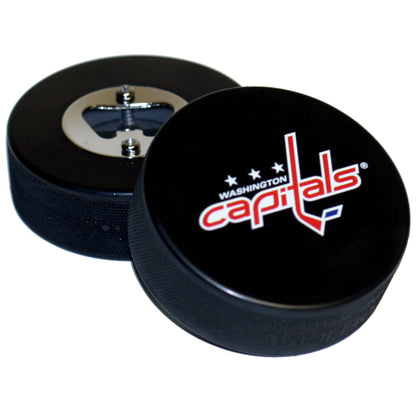 Washington Capitals Basic Series   Hockey Puck Bottle Opener