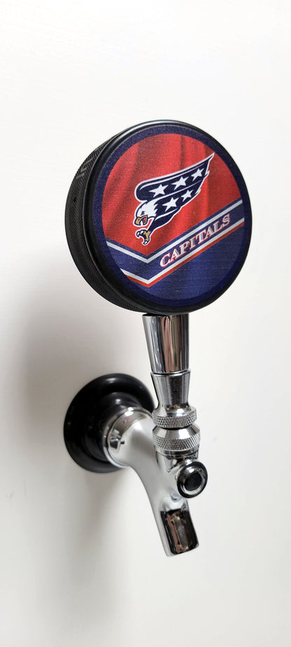 Washington Capitals Reverse Series Hockey Puck Beer Tap Handle