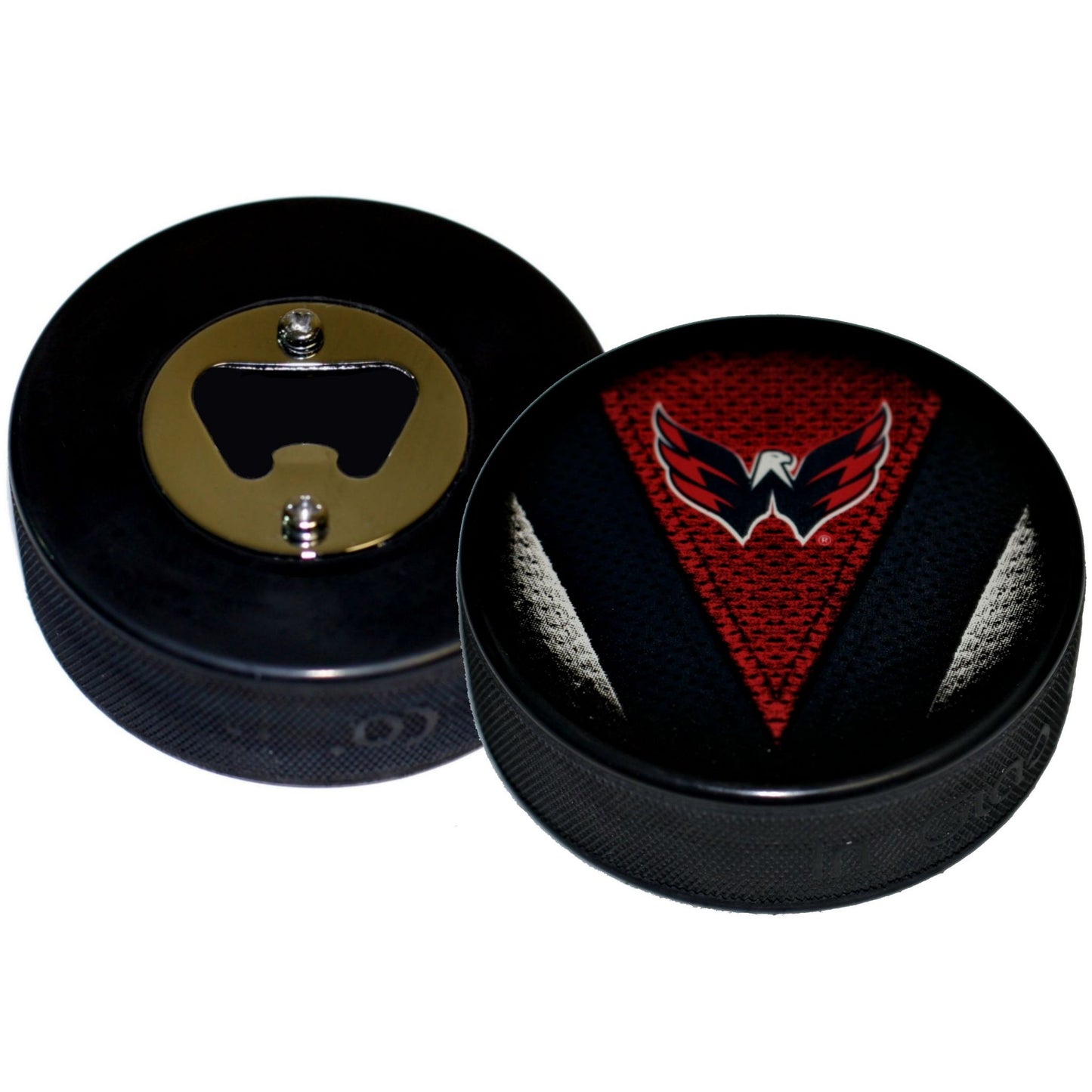 Washington Capitals Stitch Series Hockey Puck Bottle Opener