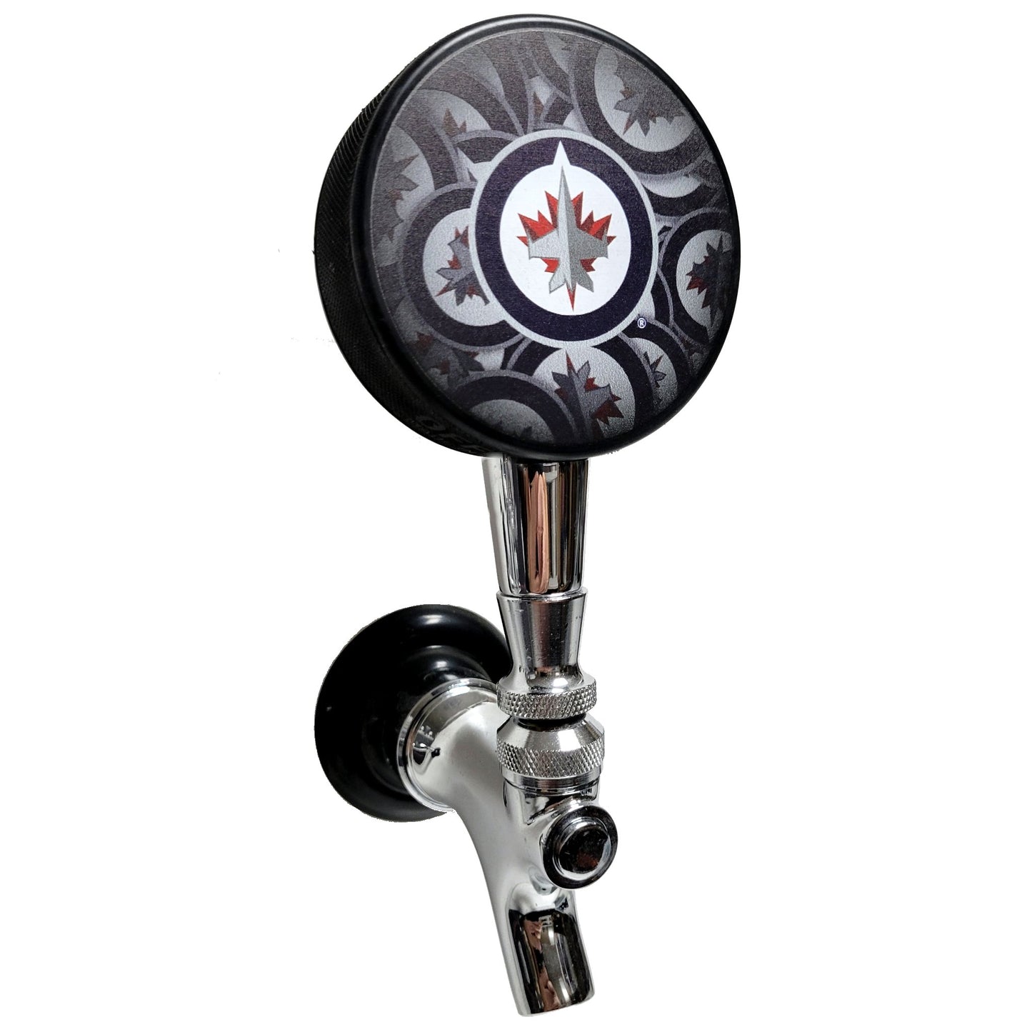 Winnipeg Jets Clone Series Hockey Puck Beer Tap Handle