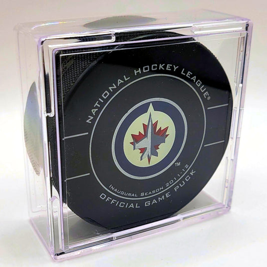 Winnipeg Jets Game Style Inaugural Season Collectible Hockey Puck