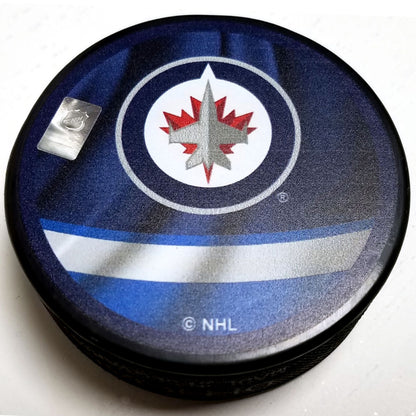 Winnipeg Jets Reverse Retro Series Collectible Hockey Puck