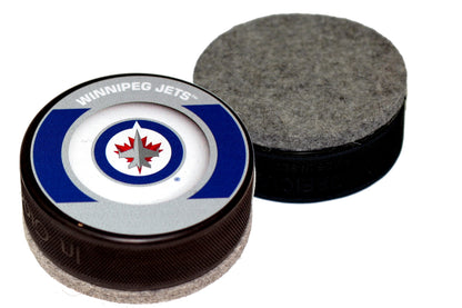 Winnipeg Jets Retro Series Hockey Puck Board Eraser For Chalk & Whiteboards