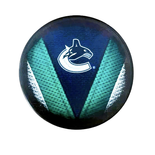 Vancouver Canucks Stitch Series Collectible Hockey Puck