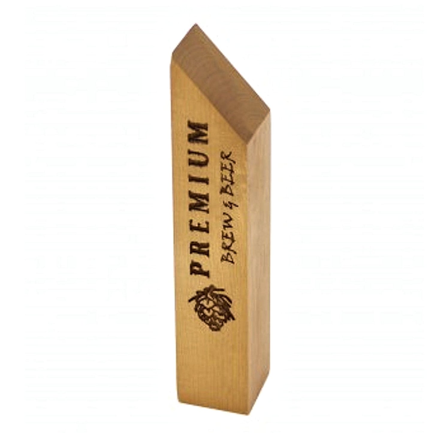 Classical Angled Wooden Chalkboard Beer Tap Handle