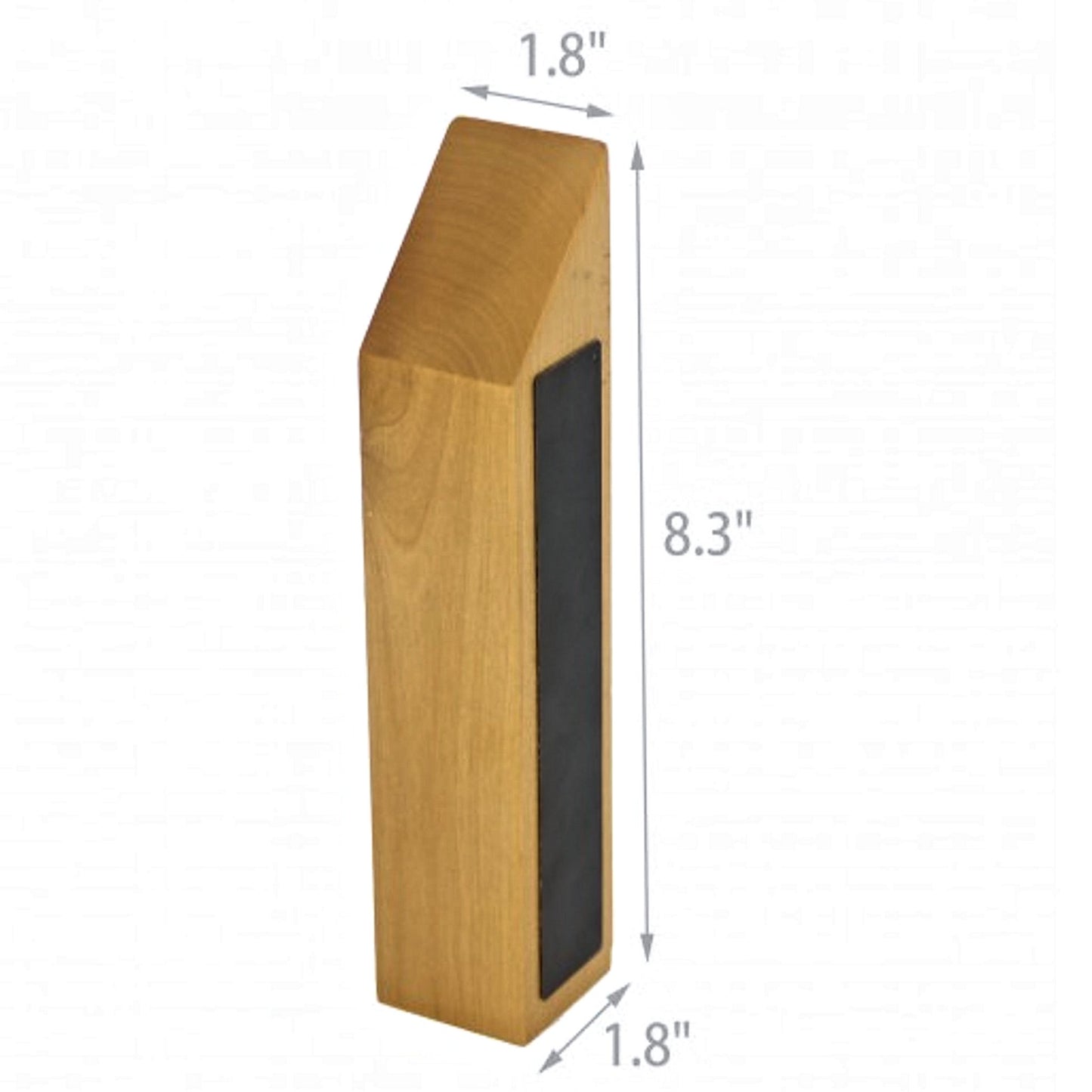 Classical Angled Wooden Chalkboard Beer Tap Handle