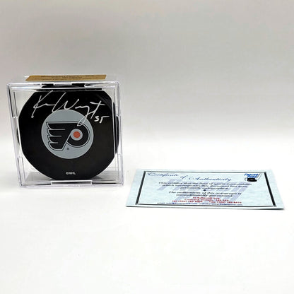 Philadelphia Flyers Ken Wregget Autographed Hockey Puck With COA